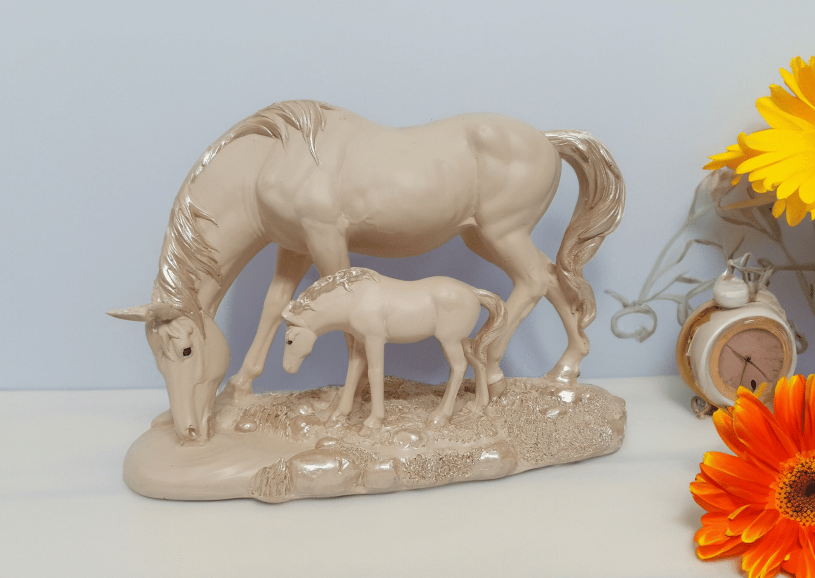 3dhorsebaby2 TCG 21cm 3D Horse with Baby Statue - Image 1
