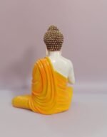 13" Calm Posture Buddha comes in orange colour. - Image 6